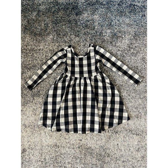 Hanna Andersson Other - Hanna Andersson Black & White Gingham Dress, Size US 4